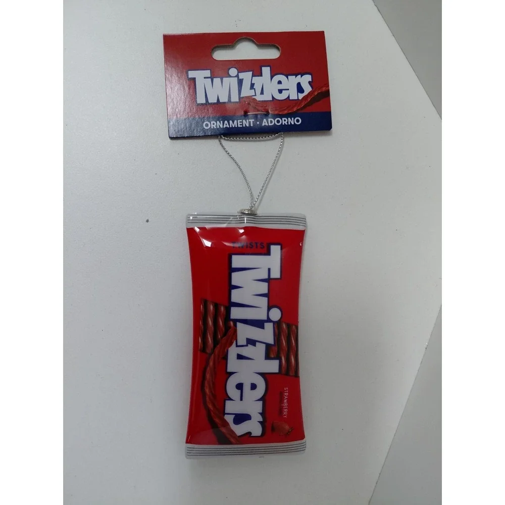 2025 Twizzlers Red Licorice Candy Hanging Christmas Tree Ornament Holiday Decor‎